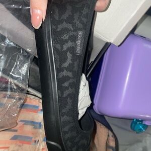 Strangers Cvlt, Black bat Slip-On Shoes